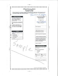 Sample Ballot