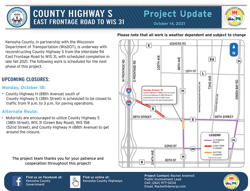 211014 Cth H Closure (south Leg)