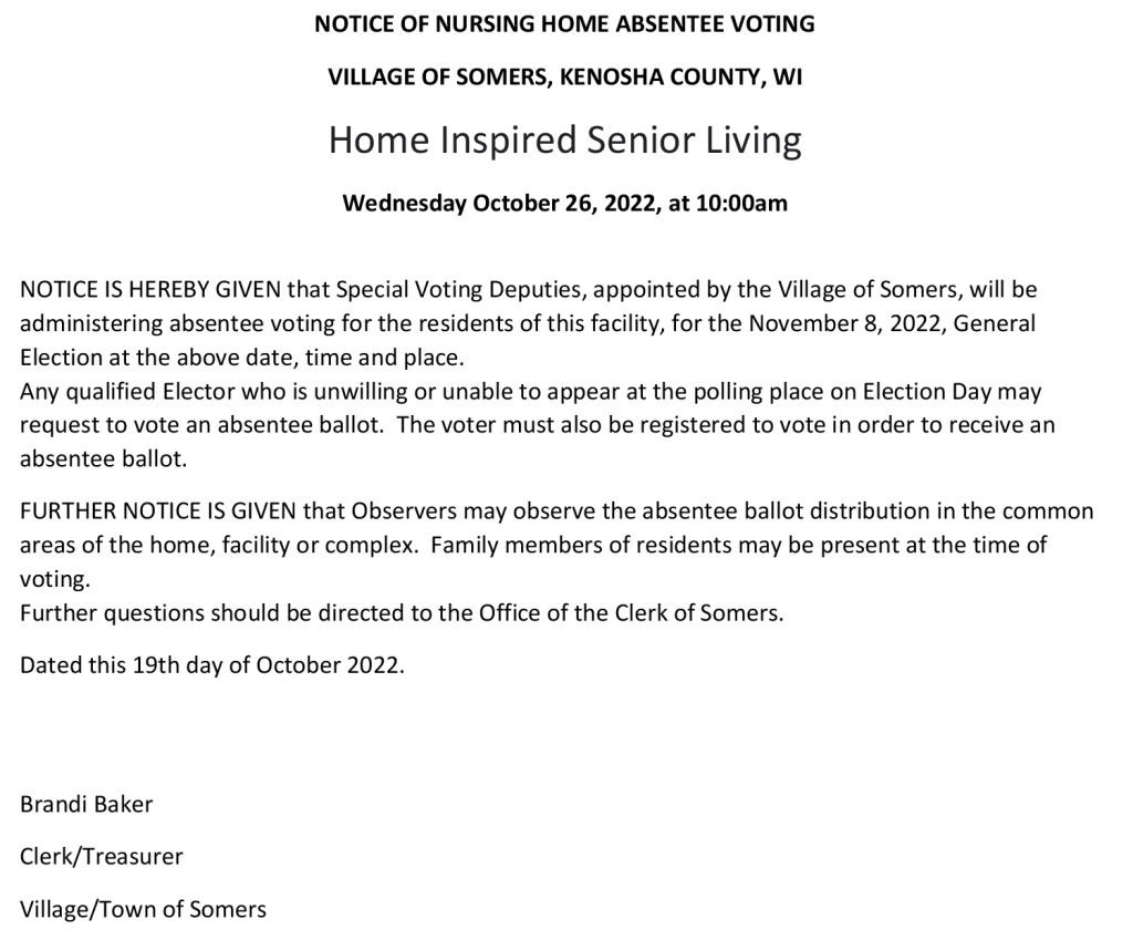 Microsoft Word 2022.10.25 Clk Notice Of Nursing Home Absentee