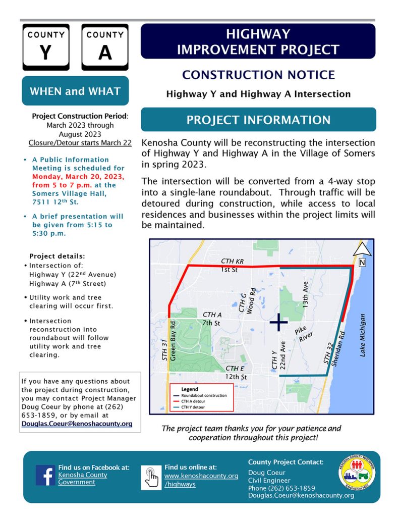 230603 Cth A Cth Y Construction Notice