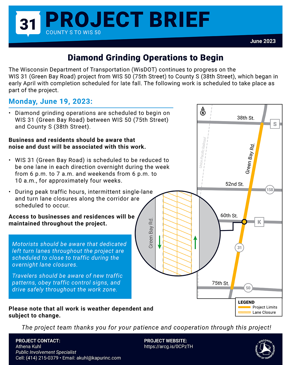 230612 Wis 31 Diamond Grinding